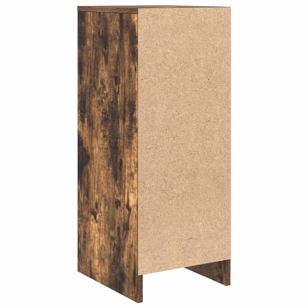 vidaXL skænk 29,5x34x76 cm konstrueret træ røget egetræsfarve