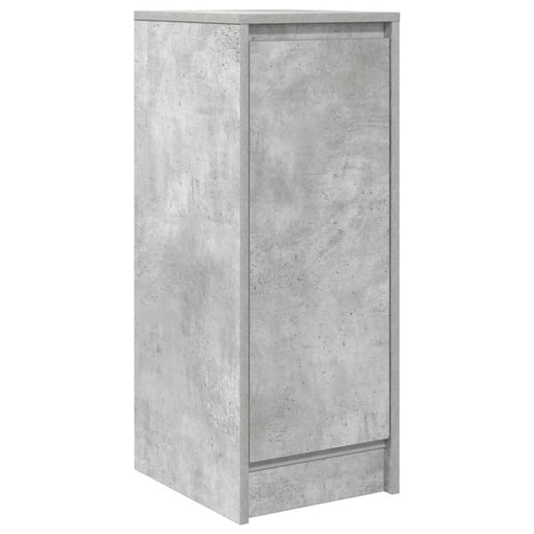 vidaXL skænk 29,5x34x76 cm konstrueret træ betongrå