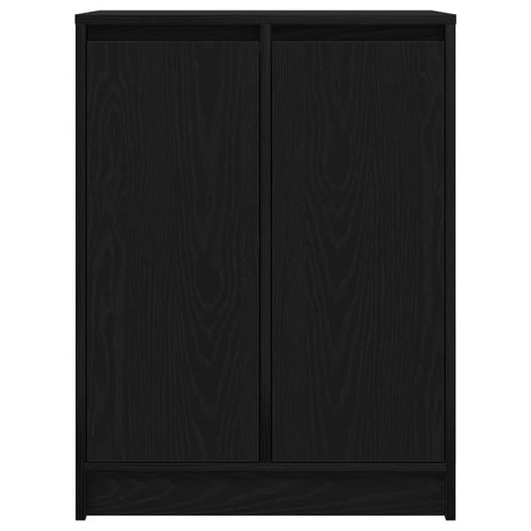 vidaXL Senkki musta tammi 57x34x76 cm tekninen puu