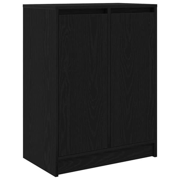vidaXL Senkki musta tammi 57x34x76 cm tekninen puu