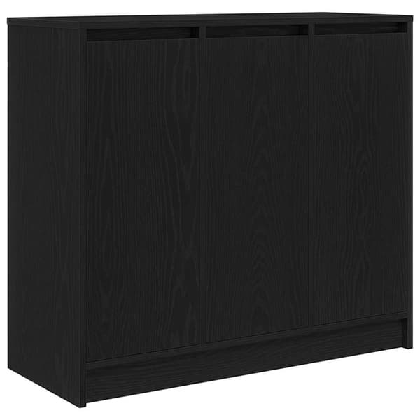 vidaXL Senkki musta tammi 85x34x76 cm tekninen puu