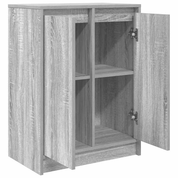 vidaXL Senkki harmaa Sonoma 57x34x76 cm tekninen puu