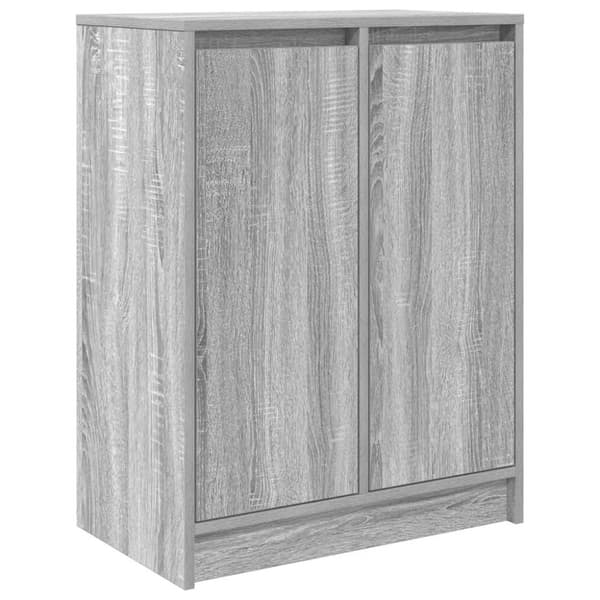 vidaXL Senkki harmaa Sonoma 57x34x76 cm tekninen puu
