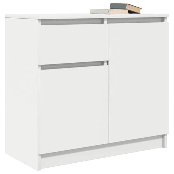 vidaXL Senkki laatikolla valkoinen 71x35x65 cm tekninen puu
