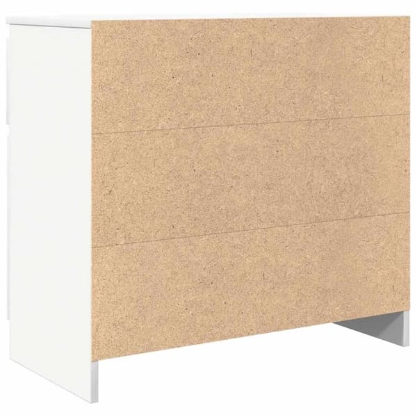 vidaXL Senkki laatikolla valkoinen 71x35x65 cm tekninen puu