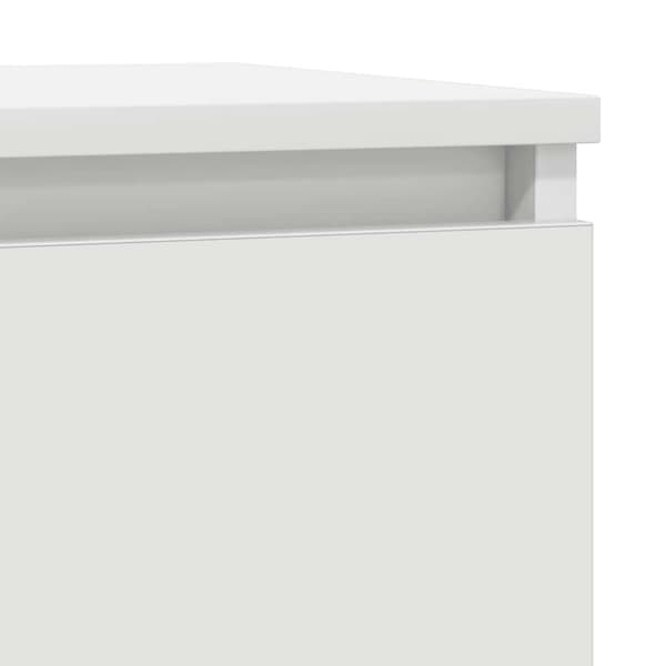 vidaXL Senkki laatikolla valkoinen 71x35x65 cm tekninen puu