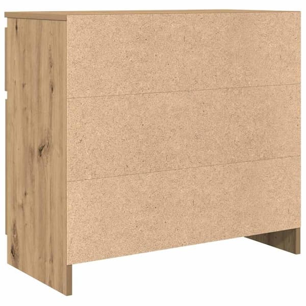 vidaXL Senkki laatikolla artisaanitammi 71x35x65 cm tekninen puu