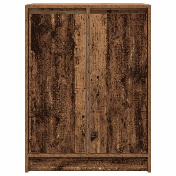 vidaXL skænk 57x34x76 cm konstrueret træ antikt træ