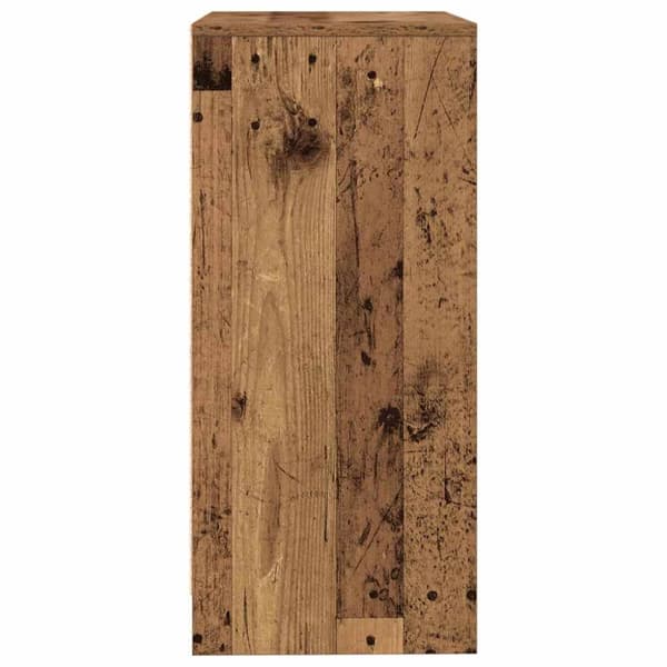 vidaXL skænk 57x34x76 cm konstrueret træ antikt træ