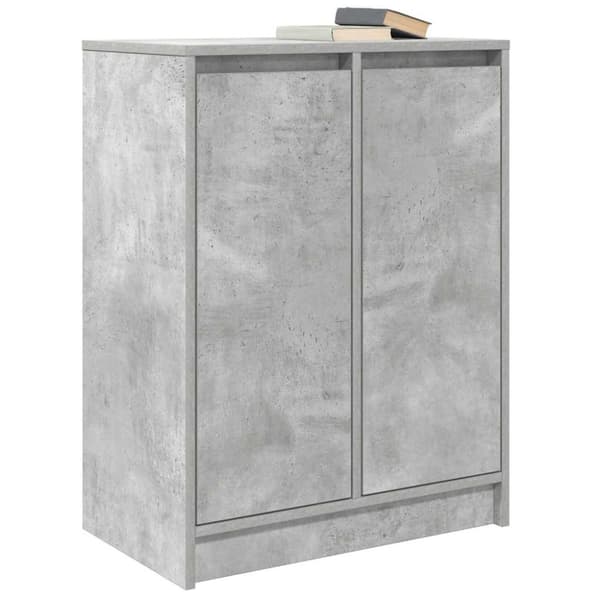 vidaXL Senkki betoninharmaa 57x34x76 cm tekninen puu