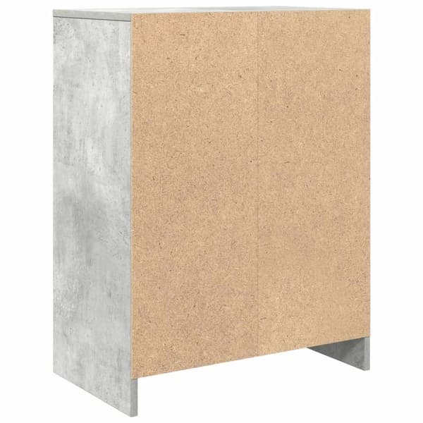vidaXL Senkki betoninharmaa 57x34x76 cm tekninen puu