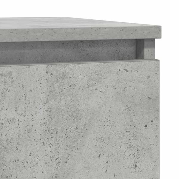 vidaXL Senkki betoninharmaa 57x34x76 cm tekninen puu