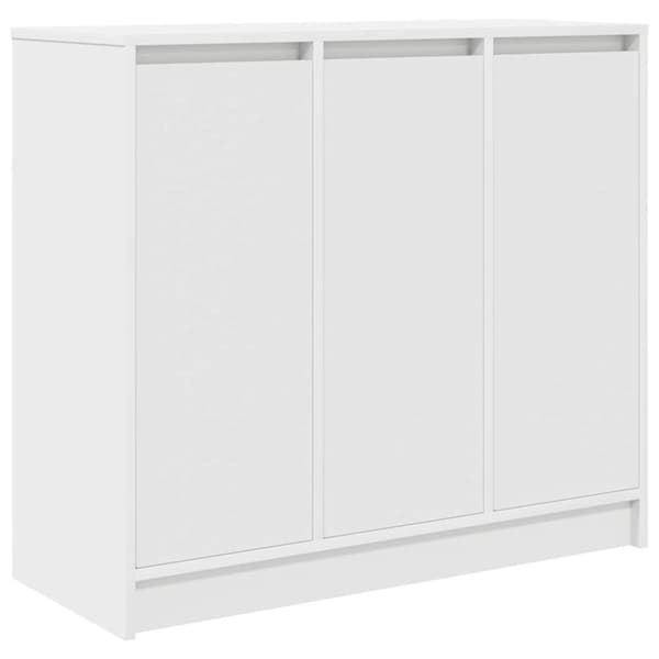 vidaXL Skänk vit 85x34x76 cm konstruerat trä