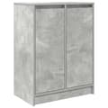 Miniatyrbilde 1 av 11: vidaXL Skjenk betonggrå 57x34x76 cm konstruert tre