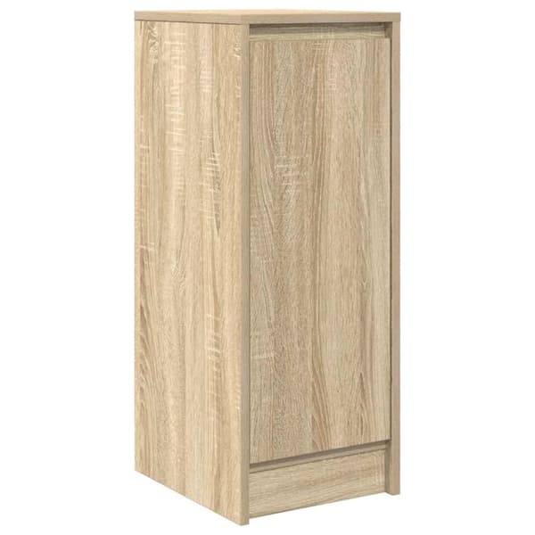vidaXL Skjenk sonoma eik 29,5x34x76 cm konstruert tre