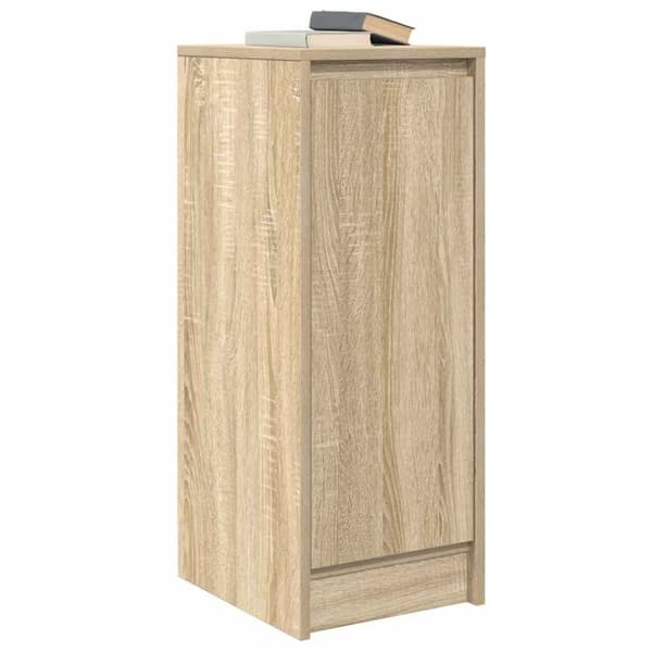 vidaXL Skjenk sonoma eik 29,5x34x76 cm konstruert tre