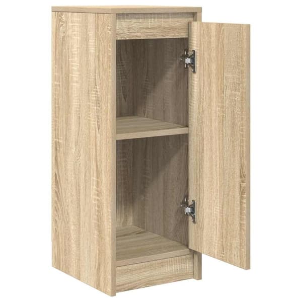 vidaXL Skjenk sonoma eik 29,5x34x76 cm konstruert tre
