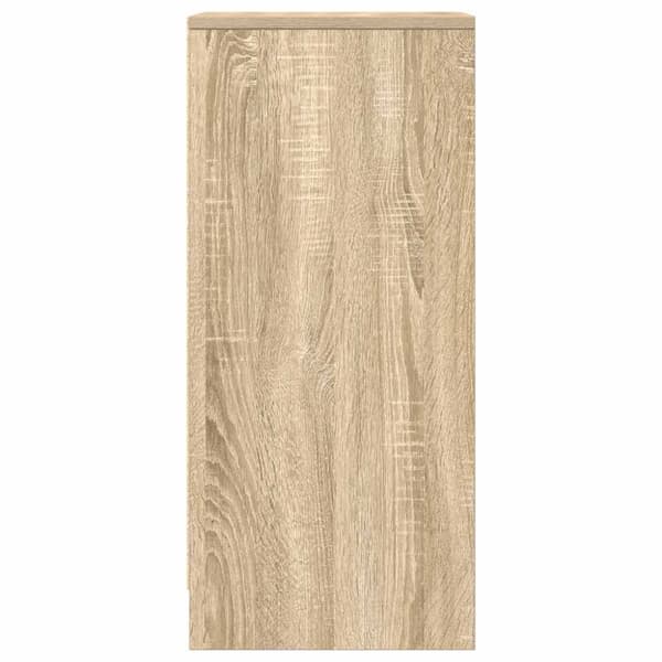 vidaXL Skjenk sonoma eik 29,5x34x76 cm konstruert tre