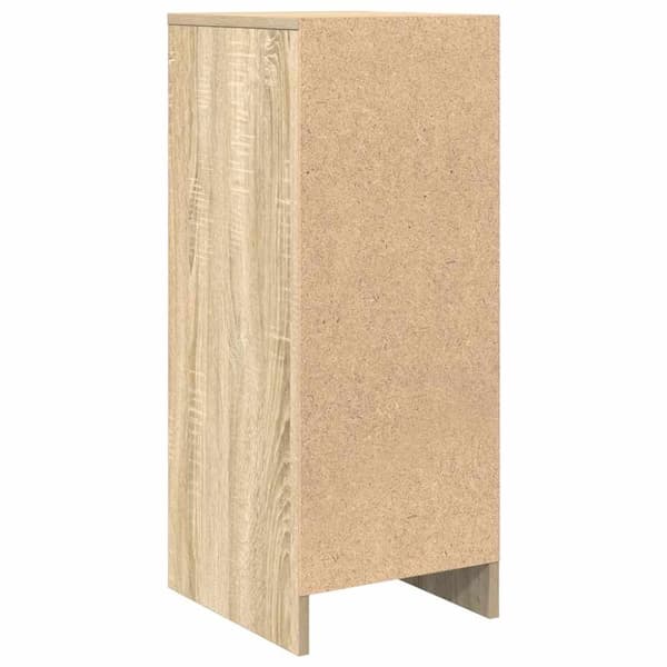vidaXL Skjenk sonoma eik 29,5x34x76 cm konstruert tre