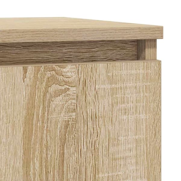vidaXL Skjenk sonoma eik 29,5x34x76 cm konstruert tre