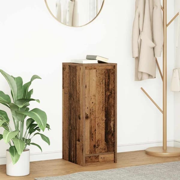 vidaXL Skjenk gammelt tre 29,5x34x76 cm konstruert tre
