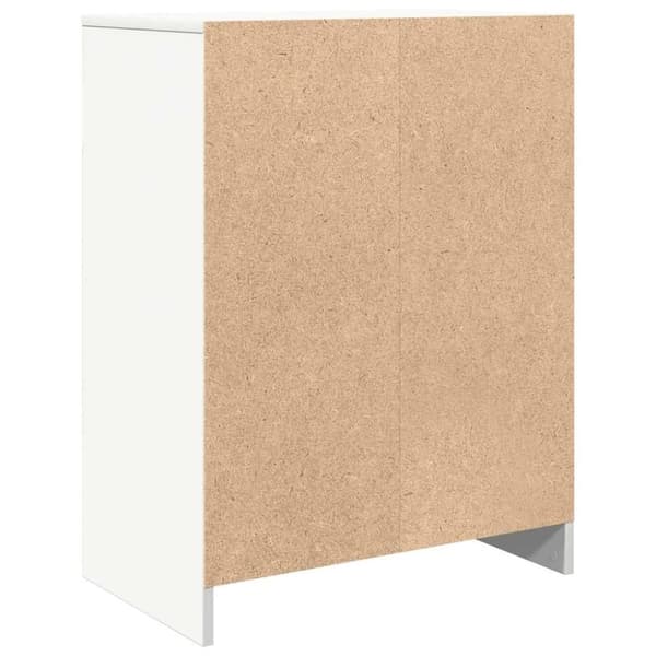 vidaXL Skjenk hvit 57x34x76 cm konstruert tre