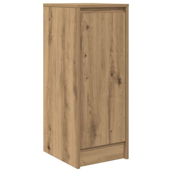vidaXL Skjenk artisan eik 29,5x34x76 cm konstruert tre
