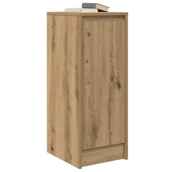 vidaXL Skjenk artisan eik 29,5x34x76 cm konstruert tre