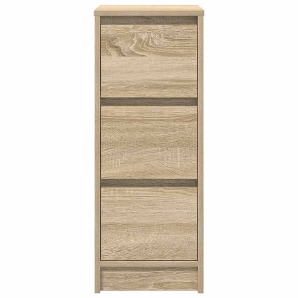 vidaXL Senkki Sonoma-tammi 29,5x34x76 cm tekninen puu