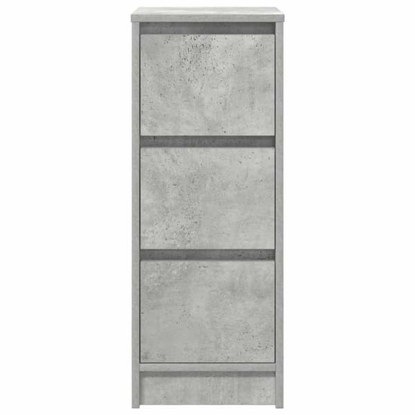 vidaXL Senkki betoninharmaa 29,5x34x76 cm tekninen puu