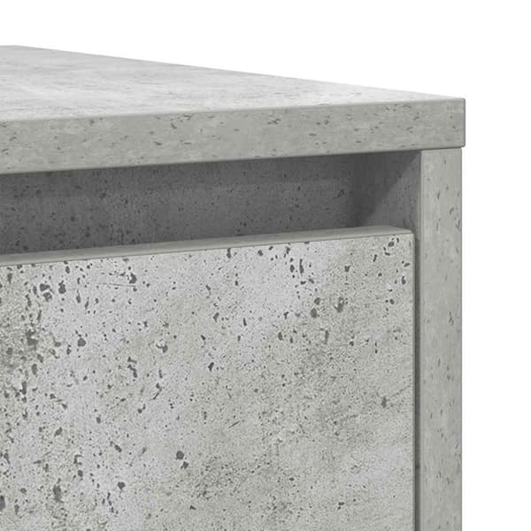 vidaXL Senkki betoninharmaa 29,5x34x76 cm tekninen puu
