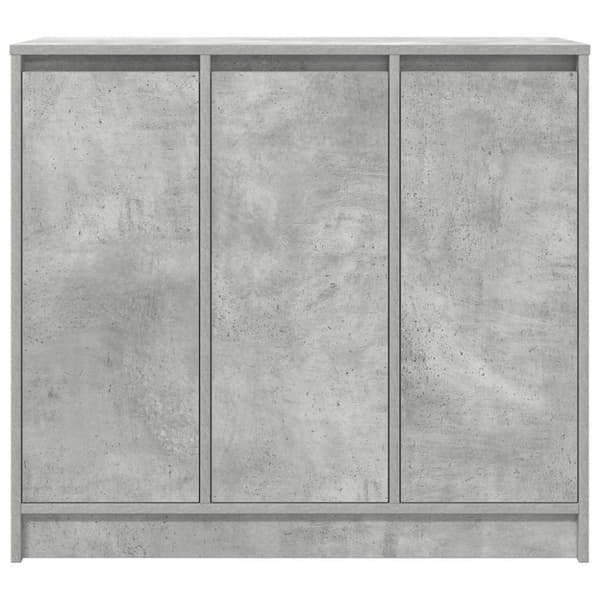 vidaXL Senkki betoninharmaa 85x34x76 cm tekninen puu