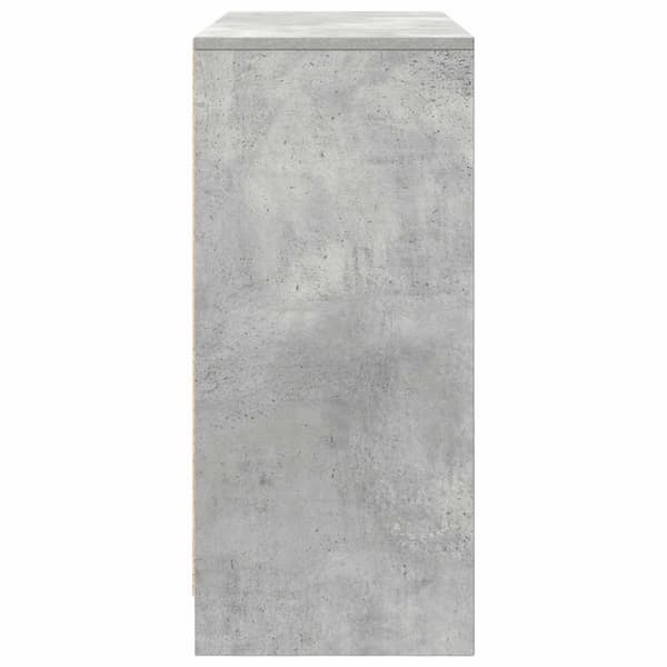 vidaXL Senkki betoninharmaa 85x34x76 cm tekninen puu