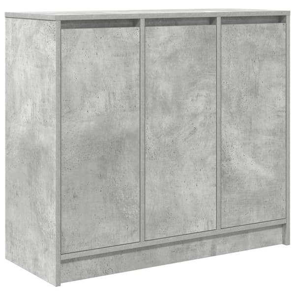 vidaXL Senkki betoninharmaa 85x34x76 cm tekninen puu