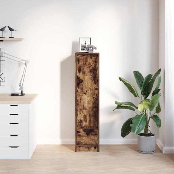 vidaXL Kaappi savutammi 29,5x34x119,5 cm tekninen puu