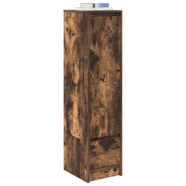 vidaXL Kaappi savutammi 29,5x34x119,5 cm tekninen puu