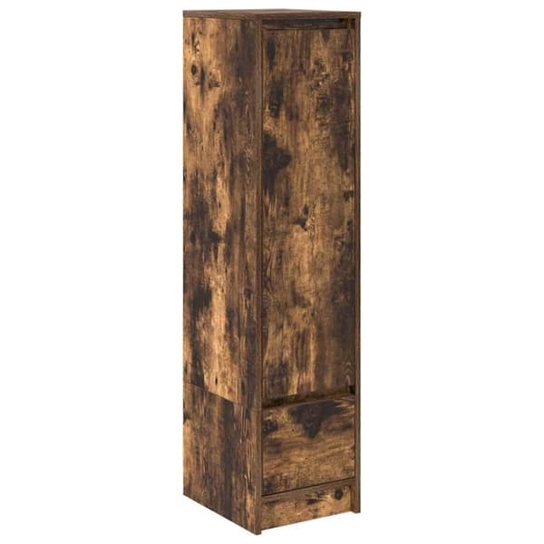 vidaXL Kaappi savutammi 29,5x34x119,5 cm tekninen puu
