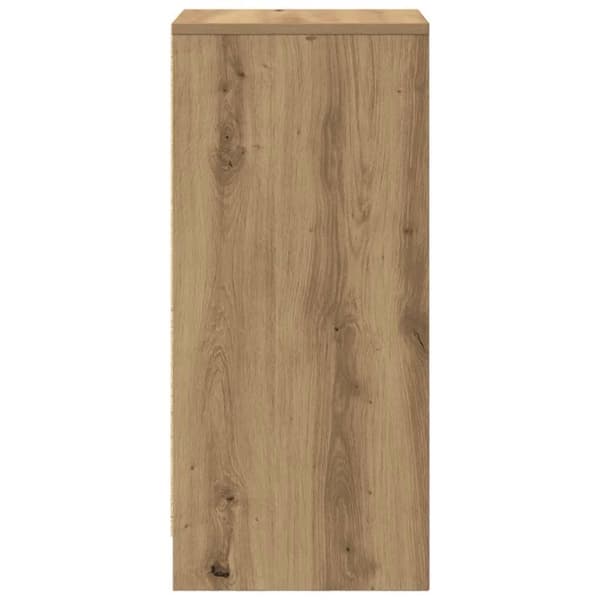 vidaXL skænk 29,5x34x76 cm konstrueret træ kunsteg