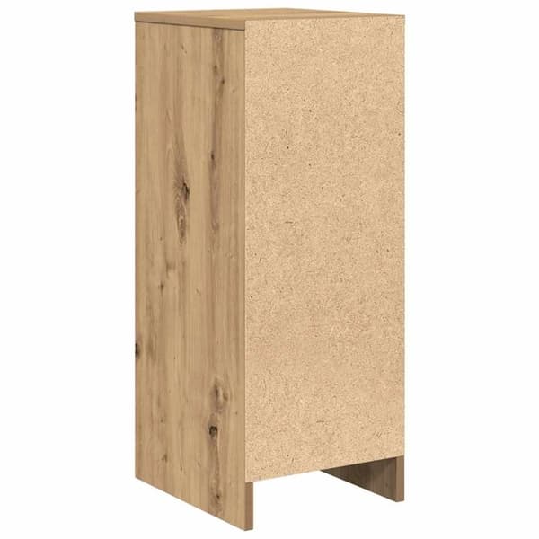 vidaXL skænk 29,5x34x76 cm konstrueret træ kunsteg