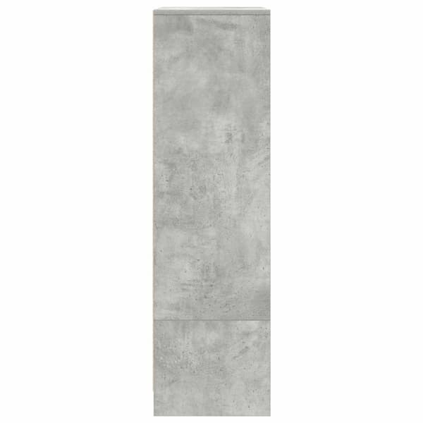 vidaXL skab med skuffe 55,5x34x119,5 cm konstrueret træ betongrå