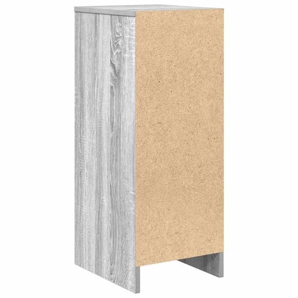 vidaXL Senkki harmaa Sonoma 29,5x34x76 cm tekninen puu