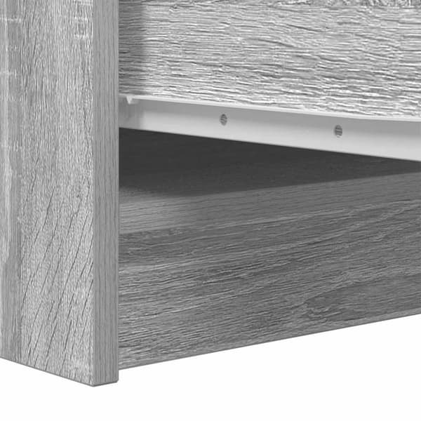 vidaXL Senkki harmaa Sonoma 29,5x34x76 cm tekninen puu