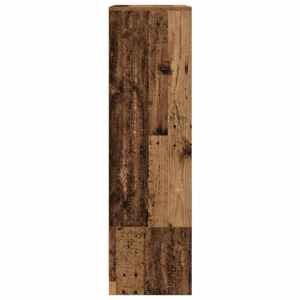vidaXL skab med skuffe 55,5x34x119,5 cm konstrueret træ antikt træ