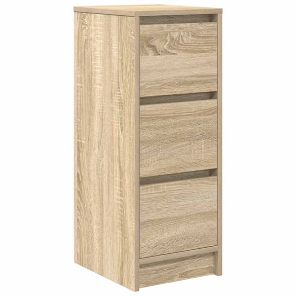 vidaXL Skänk Sonoma ek 29,5x34x76 cm konstruerat trä
