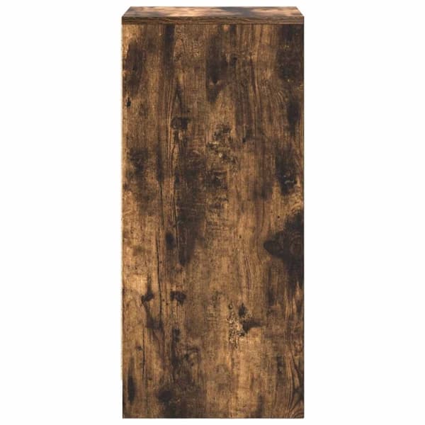 vidaXL Skjenk røkt eik 29,5x34x76 cm konstruert tre