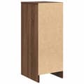 Miniatyrbilde 9 av 11: vidaXL Skjenk brun eik 29,5x34x76 cm konstruert tre
