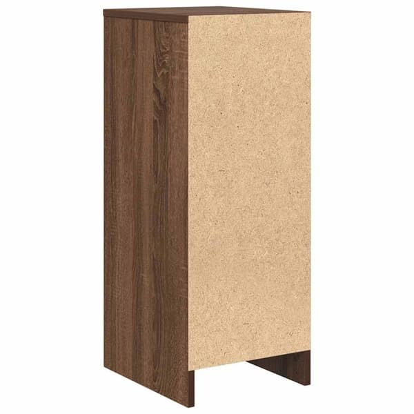 vidaXL Skjenk brun eik 29,5x34x76 cm konstruert tre