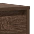 Miniatyrbilde 11 av 11: vidaXL Skjenk brun eik 29,5x34x76 cm konstruert tre
