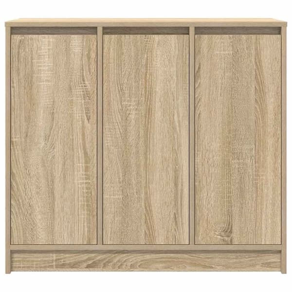 vidaXL Skjenk sonoma eik 85x34x76 cm konstruert tre