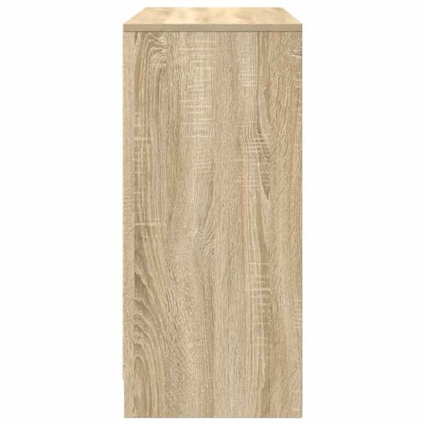 vidaXL Skjenk sonoma eik 85x34x76 cm konstruert tre